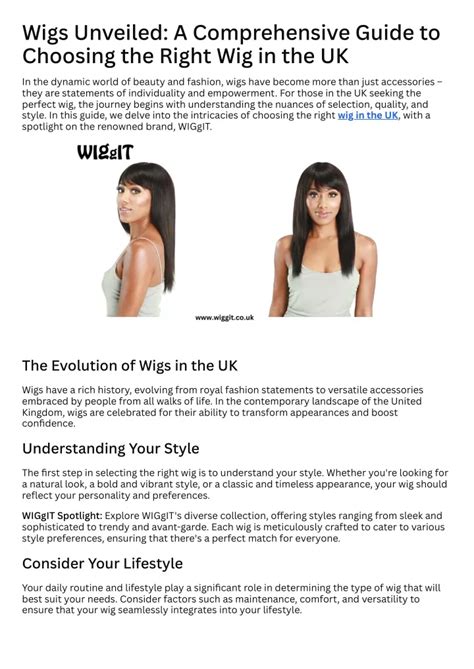 Unveil the World of Wigs: A Comprehensive Guide to Styles and Names