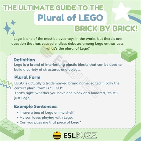 Unveiling the Plural of LEGO: A Comprehensive Guide