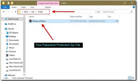 Unzip password protected zip file windows 10.  It will open common for...