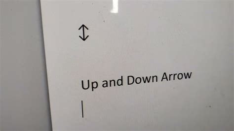 Up and Down Arrow Symbol Keyboard Shortcut YouTube