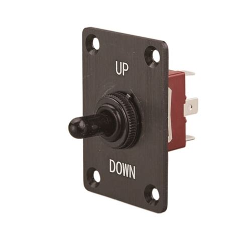 3 Way On/Off/On Toggle Tilt Switches 12V 15A for Marine Boat, Trim Switch Momentary Up Down 3 Position Control Waterproof Cap, Transfer Switch with Mounting Plate(1-3/4"" W X 2-1/2"" H) 4.8 out of 5 stars 43