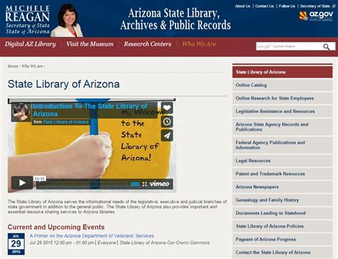 UpFront with NGS URGENT! Arizona State Genealogy Library in jeopardy