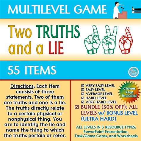 UpFrontGamesTwo Truths and a Lie