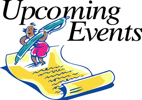 Upcoming Events Clip Art - Royalty Free - GoGraph