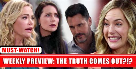 The Bold and the Beautiful Recap: Wednesday, October 25 – Donna Gets Honest Over Eric Age Difference – Charlie’s New Woman. BY Heather Hughes on October 25, 2023 | Comments: Leave Comments. Related : Recap, Soap Opera, Spoiler, Television, The Bold and the Beautiful, The Young and the Restless..