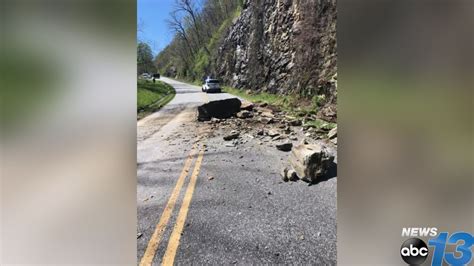 Update: Blue Ridge Parkway reopens after rock slide WLOS