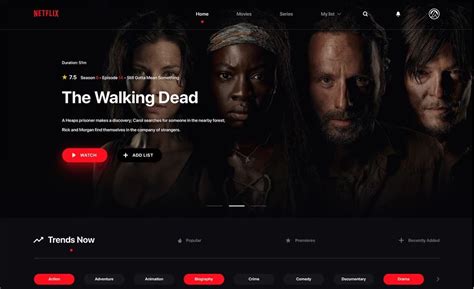 Update Not free anymore! Netflix Website Free PSD Creative Sofa