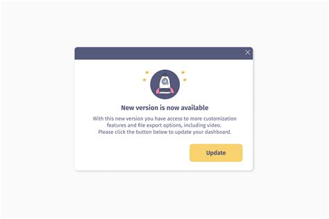 Update Notification New Version Is Now Available Helppier Templates