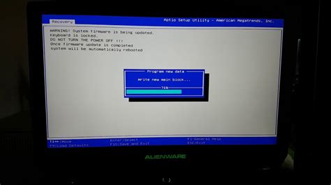 On the BIOS Recovery screen, select Reset NVRAM (if available) and press the Enter key. Select Disabled and press the Enter key to save the current BIOS settings. Note: If Reset NVRAM is not available, go to step 4. Select Recover BIOS and press the Enter key to start the recovery process. NOTE:. 