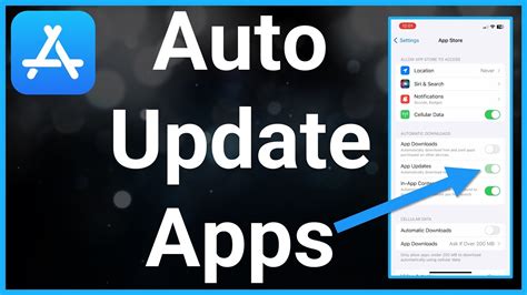 Update all apps automatically.  Apps that you download from the App Store app are autom...