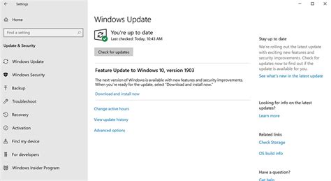 Update download. In Windows 10, you decide when and how to get the latest updates to keep your device running smoothly and securely. To manage your options and see available updates, select Check for Windows updates. Or select the Start button, and then go to Settings > Update & Security > Windows Update . 