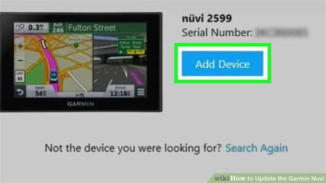 Update garmin nuvi.  You can use Garmin Express&trade; software to download and install ...