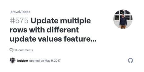 Update multiple rows with different update values laravel. , setting different `email` or `st...
