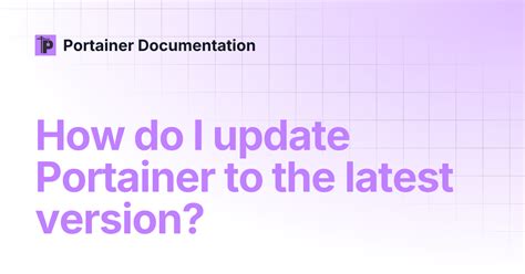 Update portainer io.  However, issues can occasionally arise, preventing updates fr...