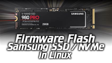 Update samsung ssd firmware linux.  As it turned out - there are multiple ways of doin...