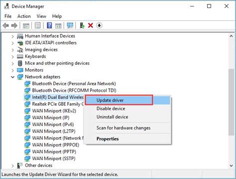 Update wifi driver. Check how to download and install WiFi driver in Windows 10. One way is to press Windows + X, select Device Manager to open Device Manager in Windows 10. Expand Network adapters, right-click your wireless network adapter device, and select Update driver. Click Search automatically for updated driver software to search for the … 