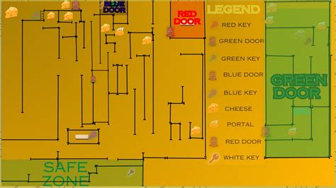 Updated Roblox Cheese Escape Horror Game Full Map All Cheese Door Key