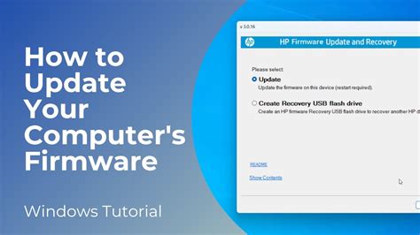 Updato com firmware.  Select the appropriate upgrade method as needed. If you...