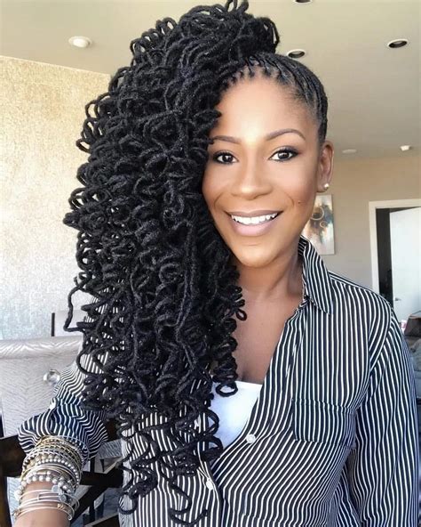 Updo kinky twist. A twisted updo like this one uses cornrows to create beautiful and intricate braided designs. Get this style by kinky twist braiding your hair to one side and then twisting kinky hair into medium length twists. … 