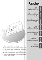 Upgrade KIT I Operation Manual - Brother