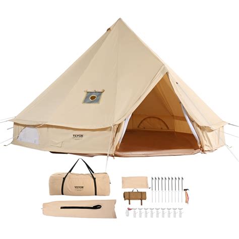 Upgrade Your Camping Experience with a Premium Canvas Bell Tent with Stove Jack