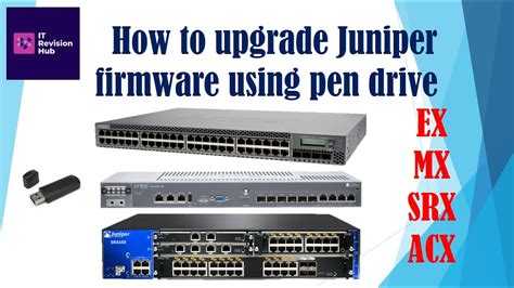 Upgrade juniper switch from usb.  https://courses.  This will erase the current configur...