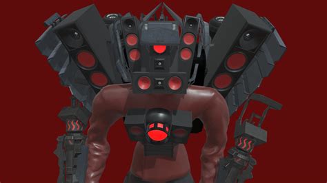 Upgraded Titan Speakerman Free 3d Model 3D Model By 49% OFF