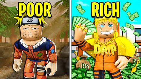 Upgrading POOR NARUTO To RICHEST EVER! (Roblox) - YouTube