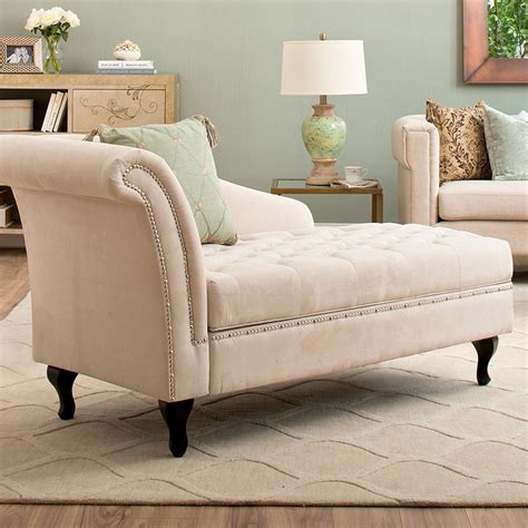 Wimberley Upholstered Chaise Lounge. by Hokku Designs. $1,939.99 (1) Rated 5 out of 5 stars.1 total vote. The seat bag and cushion are filled with high density sponge, uniform pressure, high rebound without collapse, and not tired from sitting for a long time. Comfortably widened back, soft inside filling, lean on very comfortable, head will not feel …