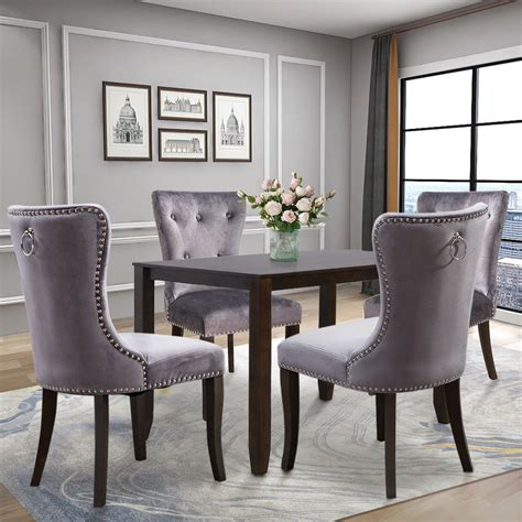 Upholstered dining chairs set of 4. Things To Know About Upholstered dining chairs set of 4. 