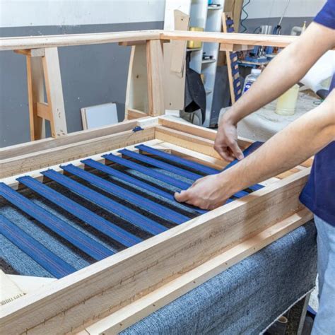 Upholstery seat webbing. .  ...