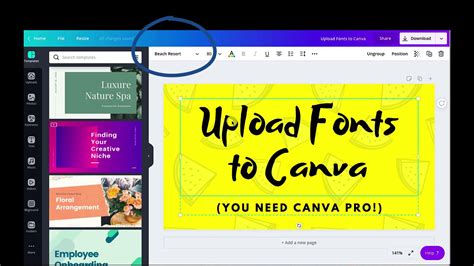 Upload Fonts to Canva Add Fonts to Your Brand Kit Tutorial YouTube