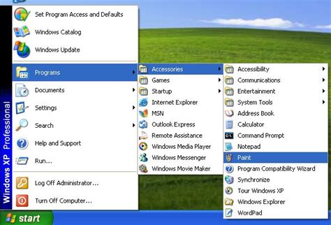 Upload MS OS windows XP open