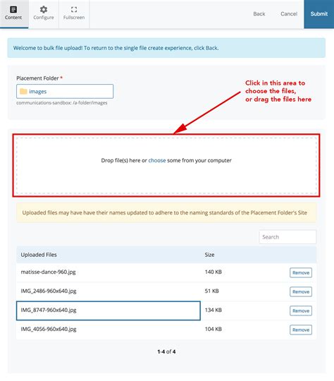 Upload Multiple Files at Once Frequently Asked Questions CMS Guide