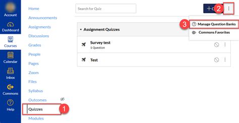 Upload question bank to canvas.  Click on Quizzes.  You cannot create subcategories...