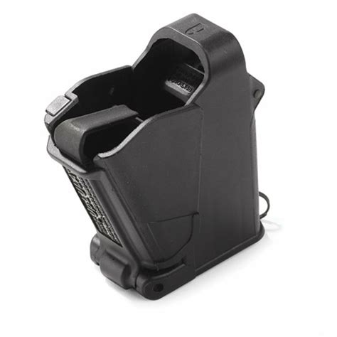 The UpLULA® is a military-grade, pocket-size, universal pistol magazine loader and unloader designed to load and unload virtually all* 9mm Luger up to .45ACP single and double stack magazines of all manufacturers. It also loads most .380ACP single and double-stack mags, and 1911’s mags. The UpLULA® loader self-adjusts to the magazine and .... 