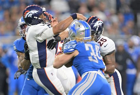 Upon Further Review: Broncos pass protectors couldn’t handle pressure in loss to Lions