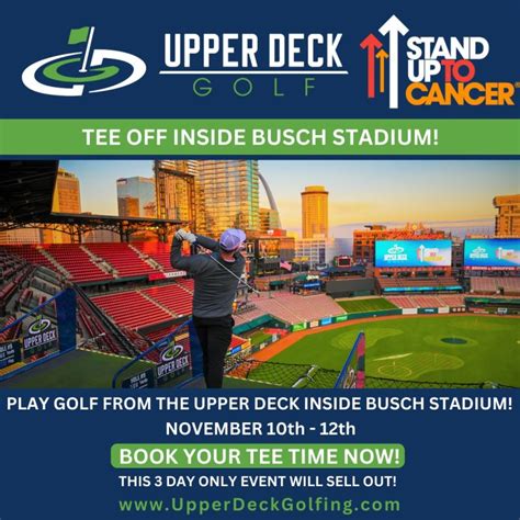 Upper Deck Golf returns to Busch Stadium in November