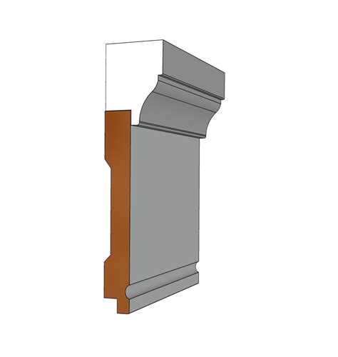 Upper RAIL for Wainscoting I Elite Trimworks