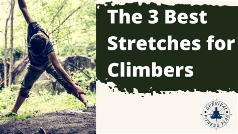 Upper body stretches for climbers.  This article will provide bouldere...