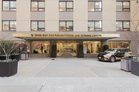 Upper east side rehabilitation and nursing center. Legal Name Upper East Side Rehabilitation and Nursing Center. Company Type For Profit. Contact Email booking@uesrnc.com. Phone Number +1212 879 1600. Upper East Side Rehabilitation and Nursing Center provide rehabilitation and nursing care of high quality for clients. They offer accessible facilities for their guests and residents. 