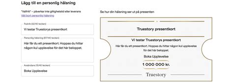 Upplevelse presentkort
