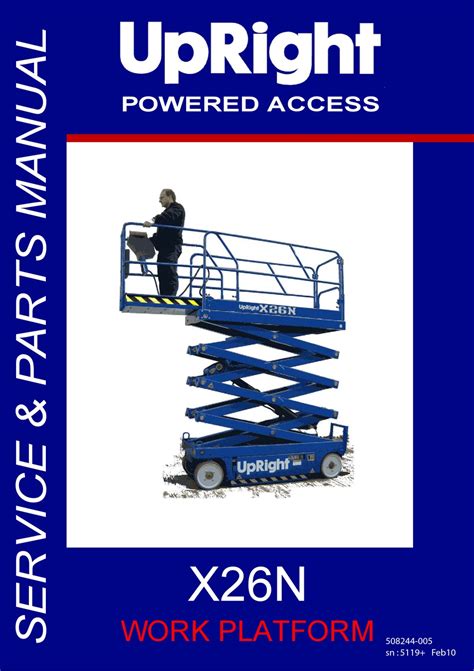 Upright scissor lift parts manual x26n. - Advantage database server a developers guide 2nd edition.