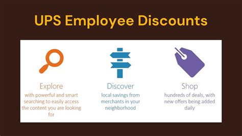 Ups employee discounts. UPS makes several ways available for customers to drop off packages. You can drop off a package at UPS Customer Centers, UPS drop boxes, UPS Stores and with UPS shipping partners. ... 