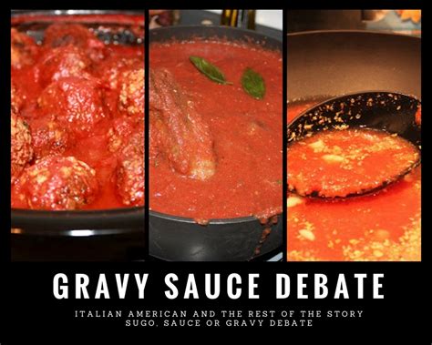 Upstate N.Y. Italian Sauce and Gravy Debate