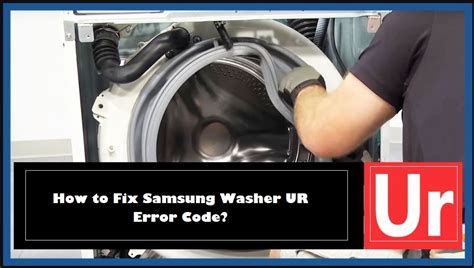 Ur code on samsung washer. The UR code on a Samsung washing machine refers to “unbalanced and retrying”, and it’s a common error code. This code pops up on the digital display on … 
