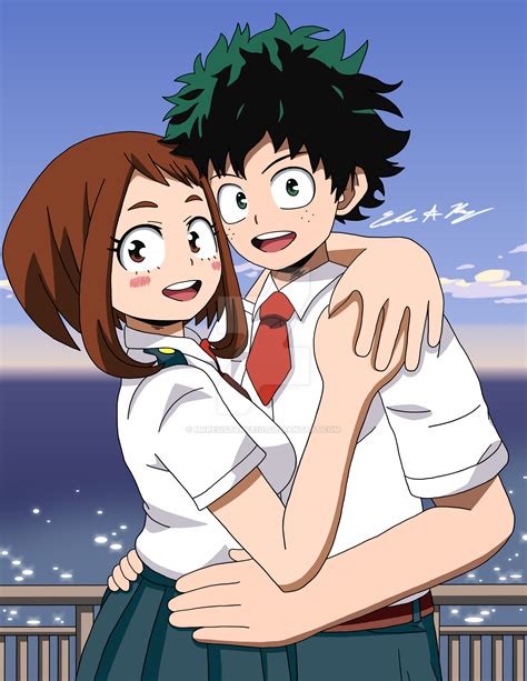 Uraraka x deku. Want to discover art related to dekuxuraraka? Check out amazing dekuxuraraka artwork on DeviantArt. Get inspired by our community of talented artists. 