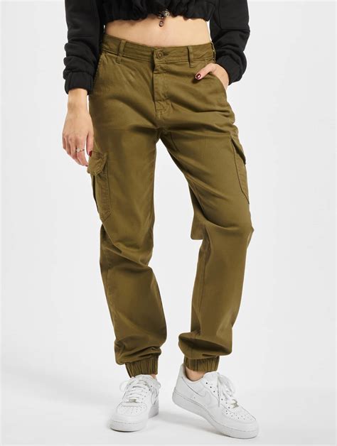 Urban Classics Ladies - High Waist Cargo Fleece Sweatpants