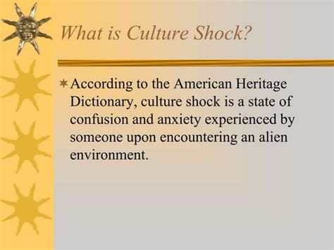 Urban Dictionary: Culture Shock