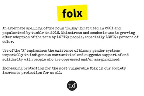 Urban Dictionary: folx